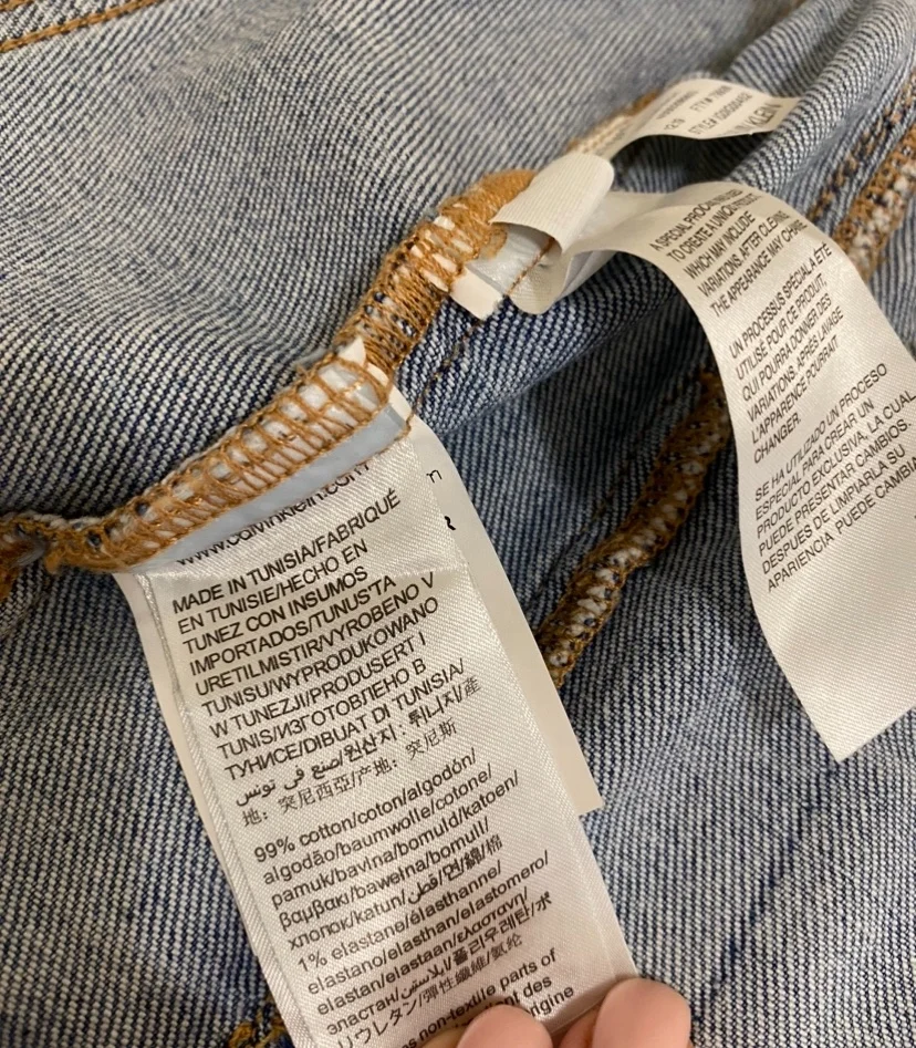 Джинсовая куртка Calvin Klein 8 оригинал - миниатюра 5