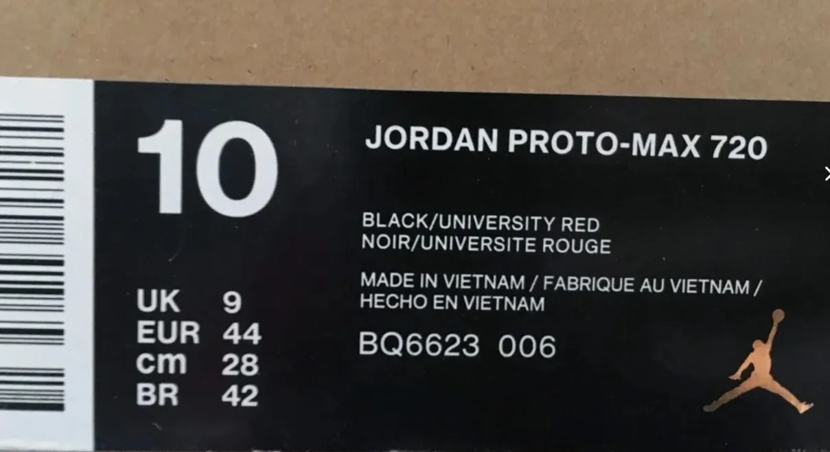 JORDAN Proto Max 720 Black - миниатюра 5