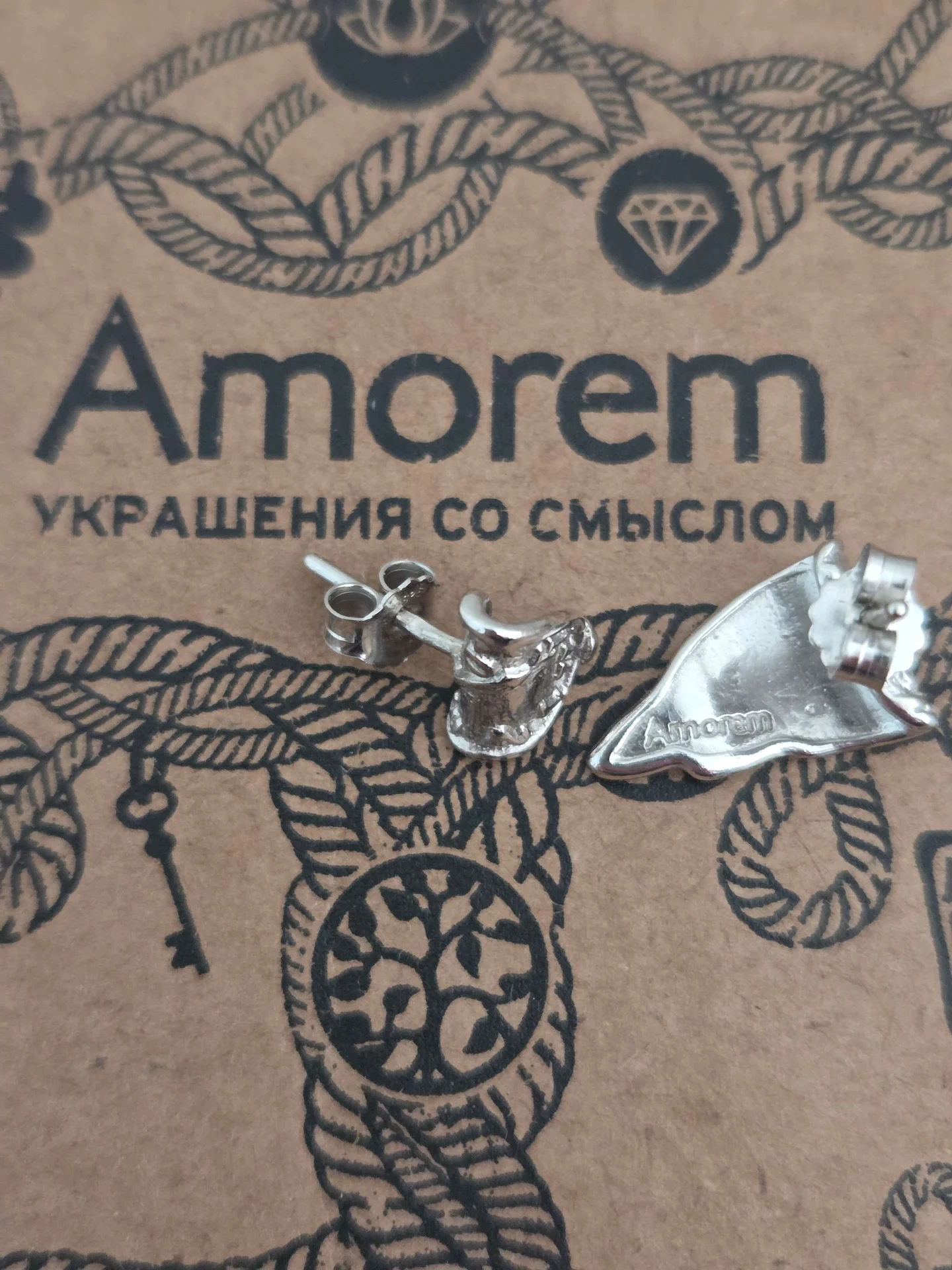 Серьги "Время" С.Дали, бренд Amorem - миниатюра 7