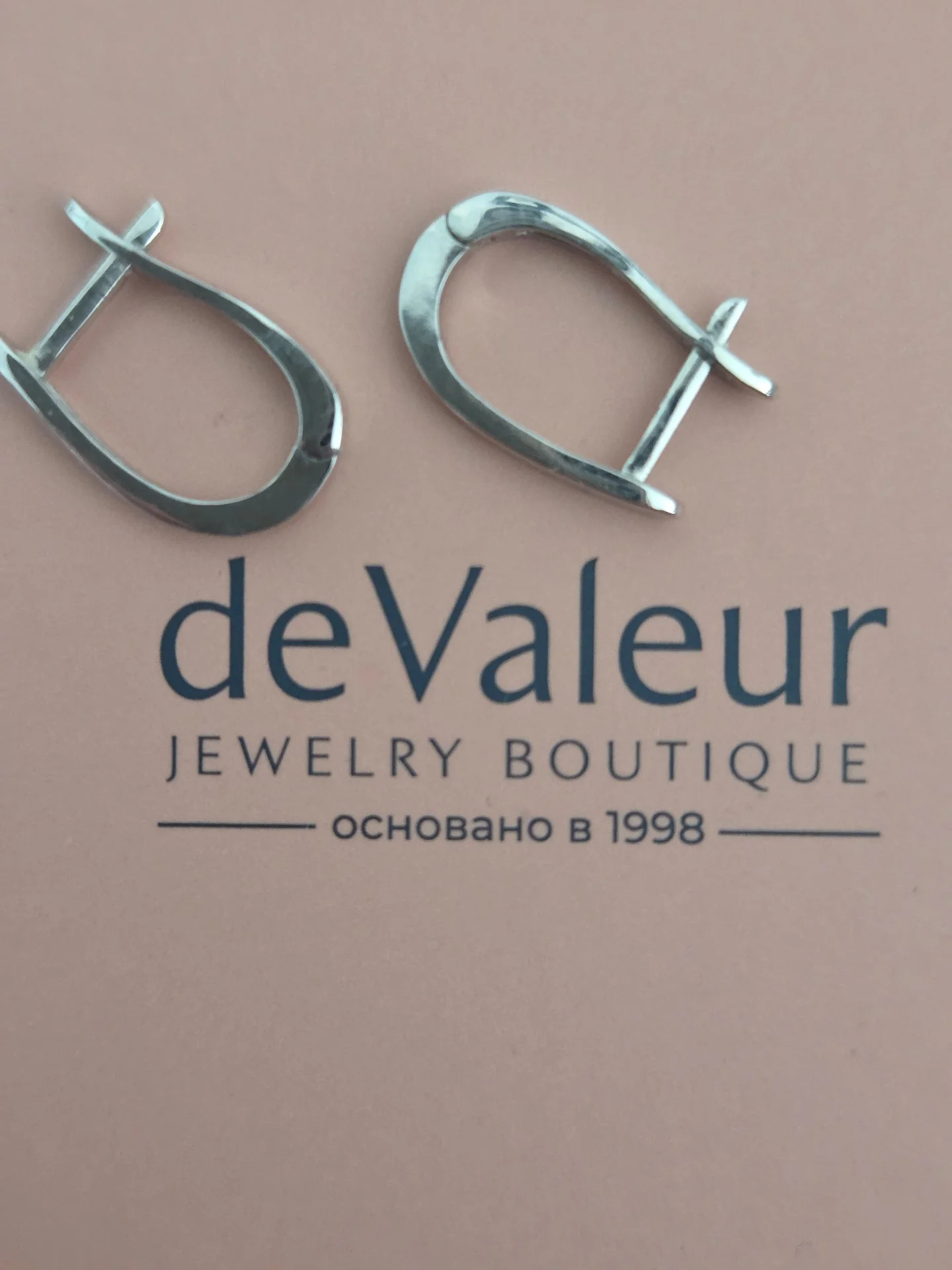 Серьги , белое золото. deValeur - изображение 1