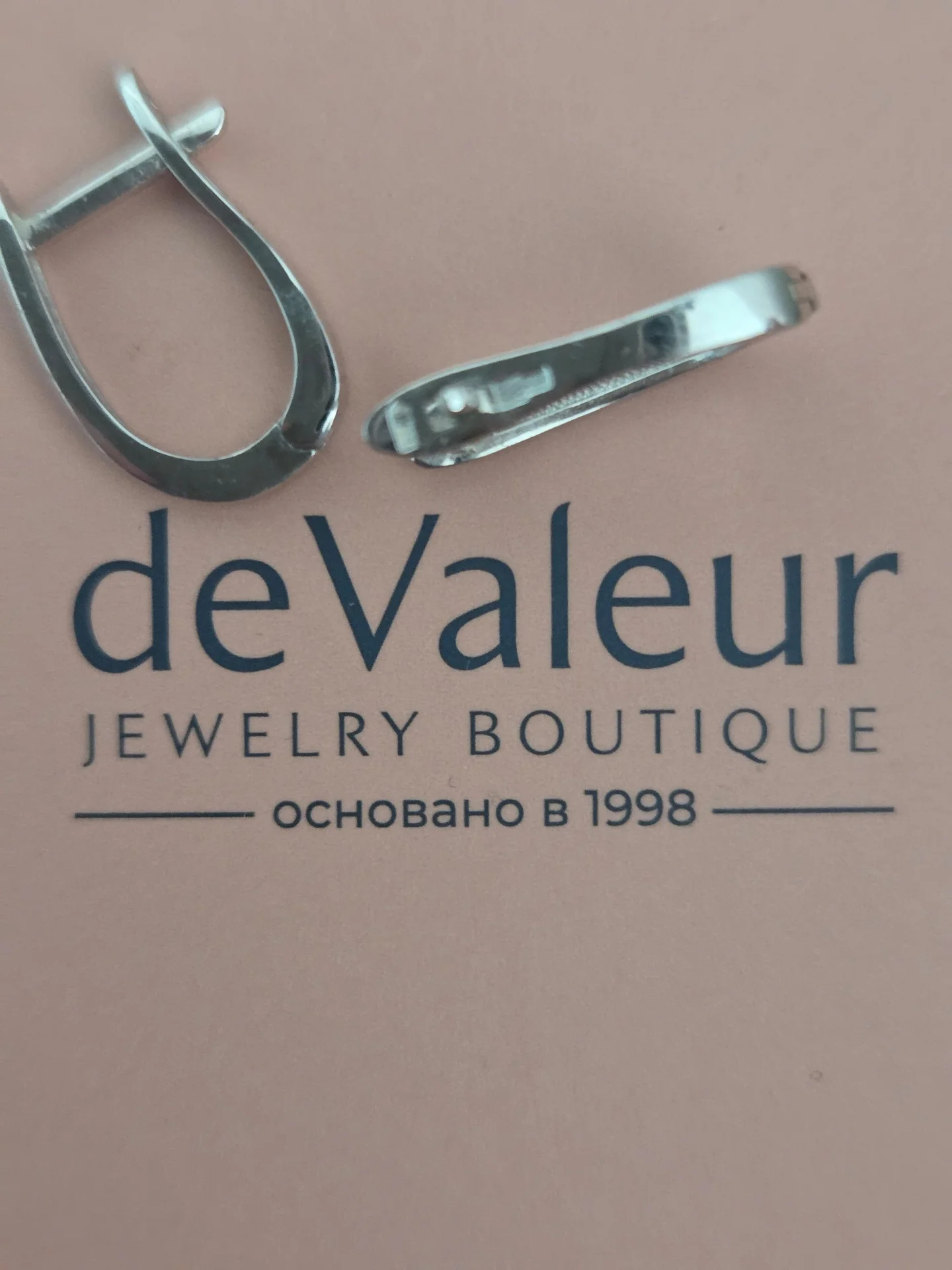 Серьги , белое золото. deValeur - миниатюра 3
