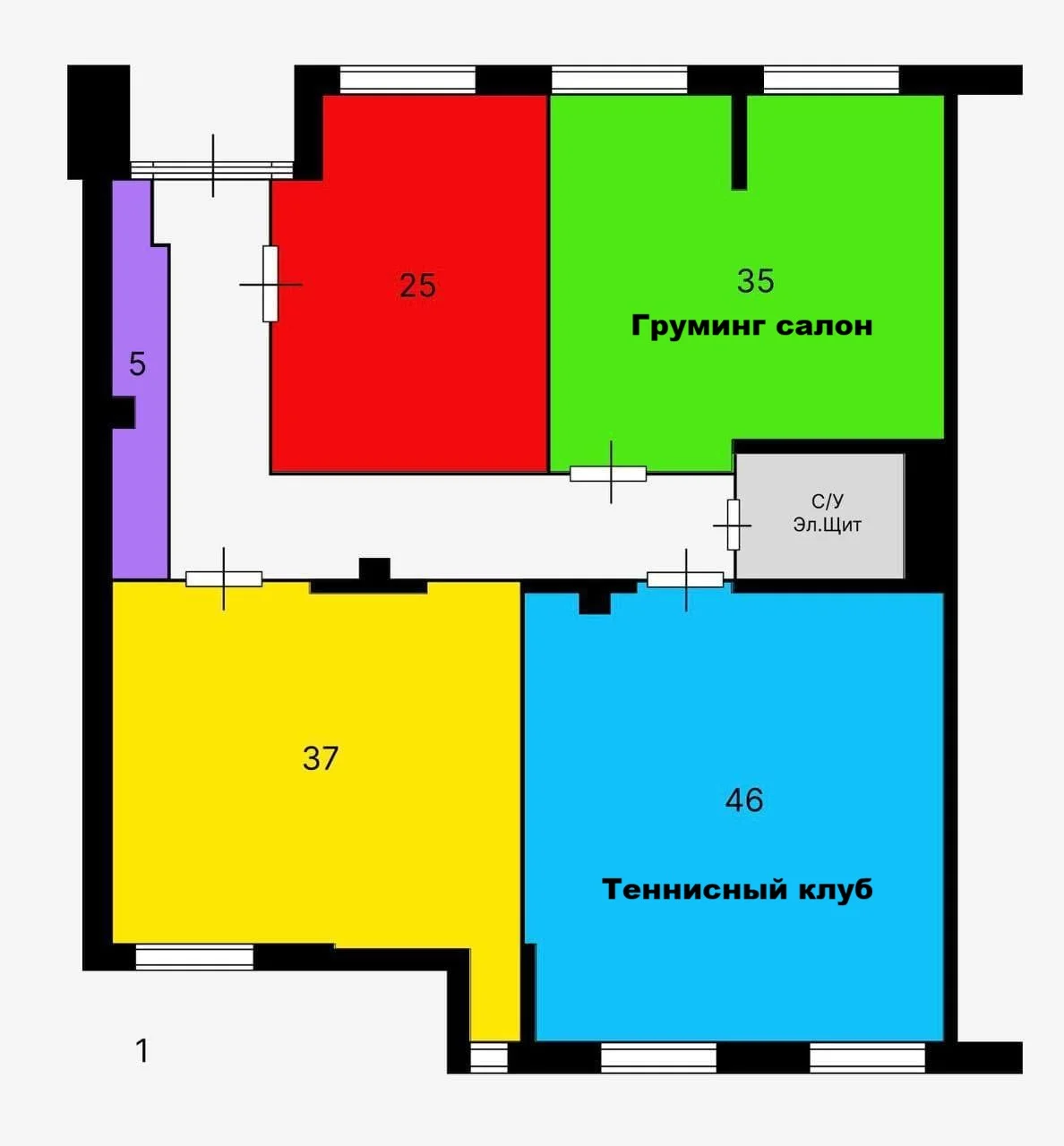 Свободного назначения, 37 м² - миниатюра 11