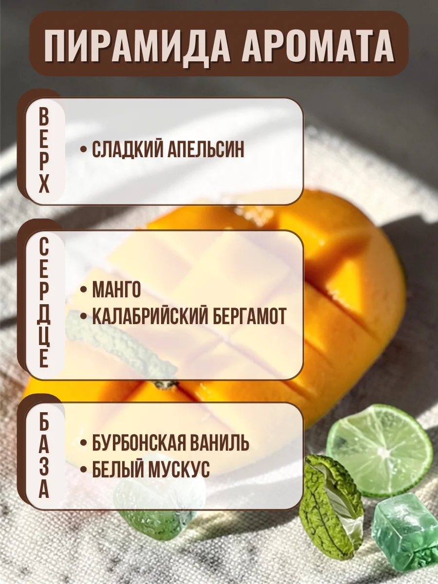 МАНГО И БЕРГАМОТ 50мл - Отдушка косметическая - миниатюра 2