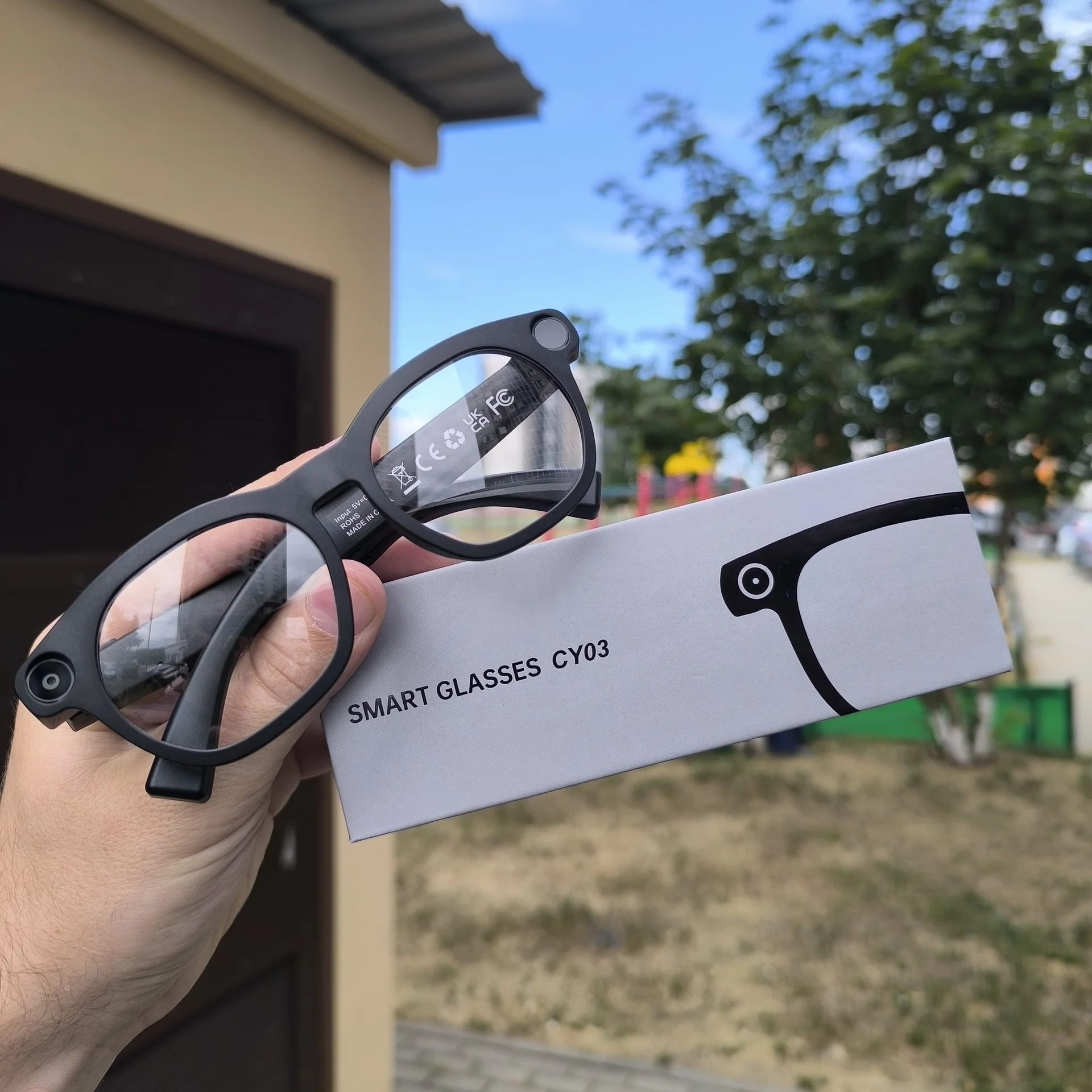 Умные очки с камерой как ray ban,смарт очки - миниатюра 2