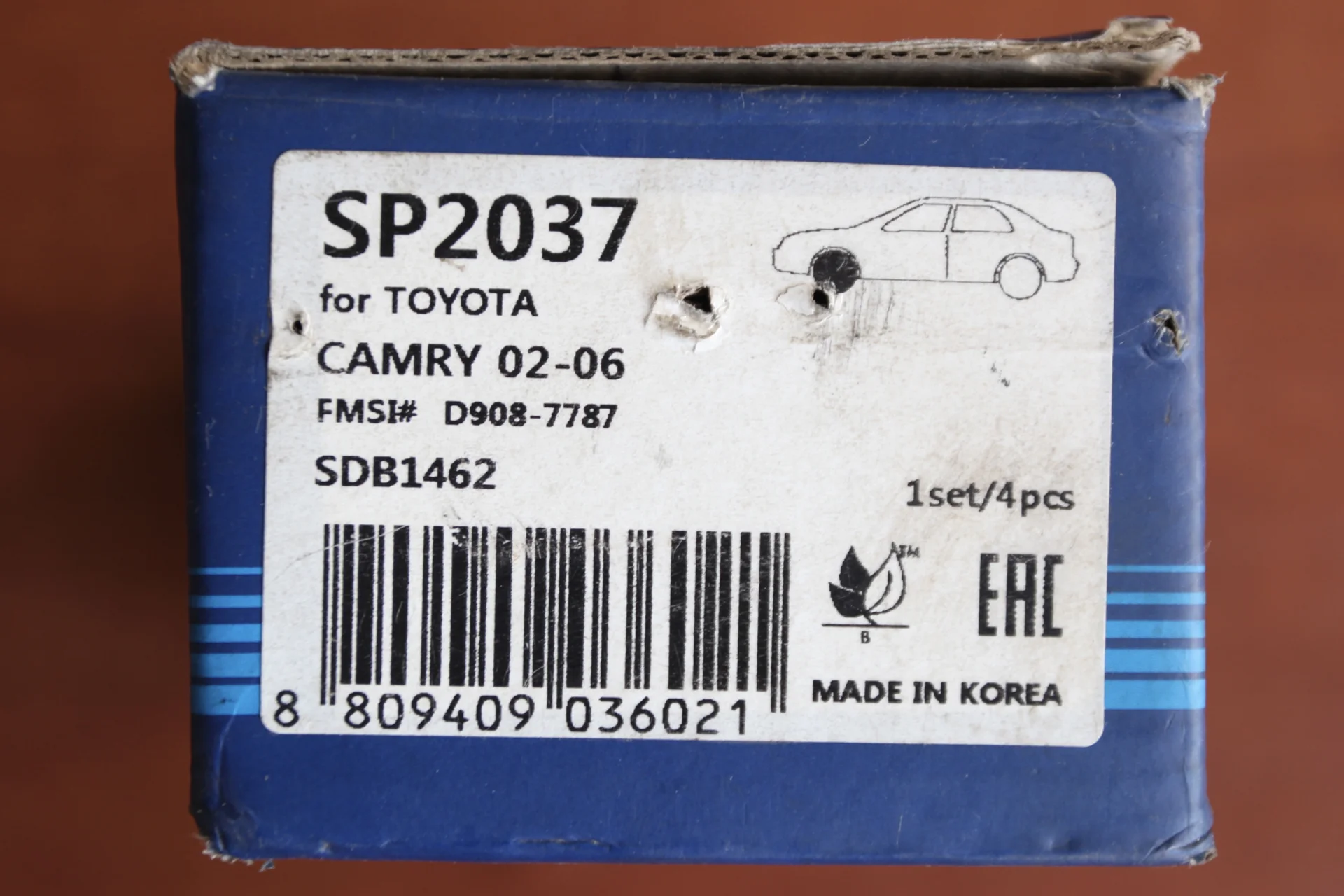 Новые передние колодки Hi-Q для Toyota и Lexus - миниатюра 2