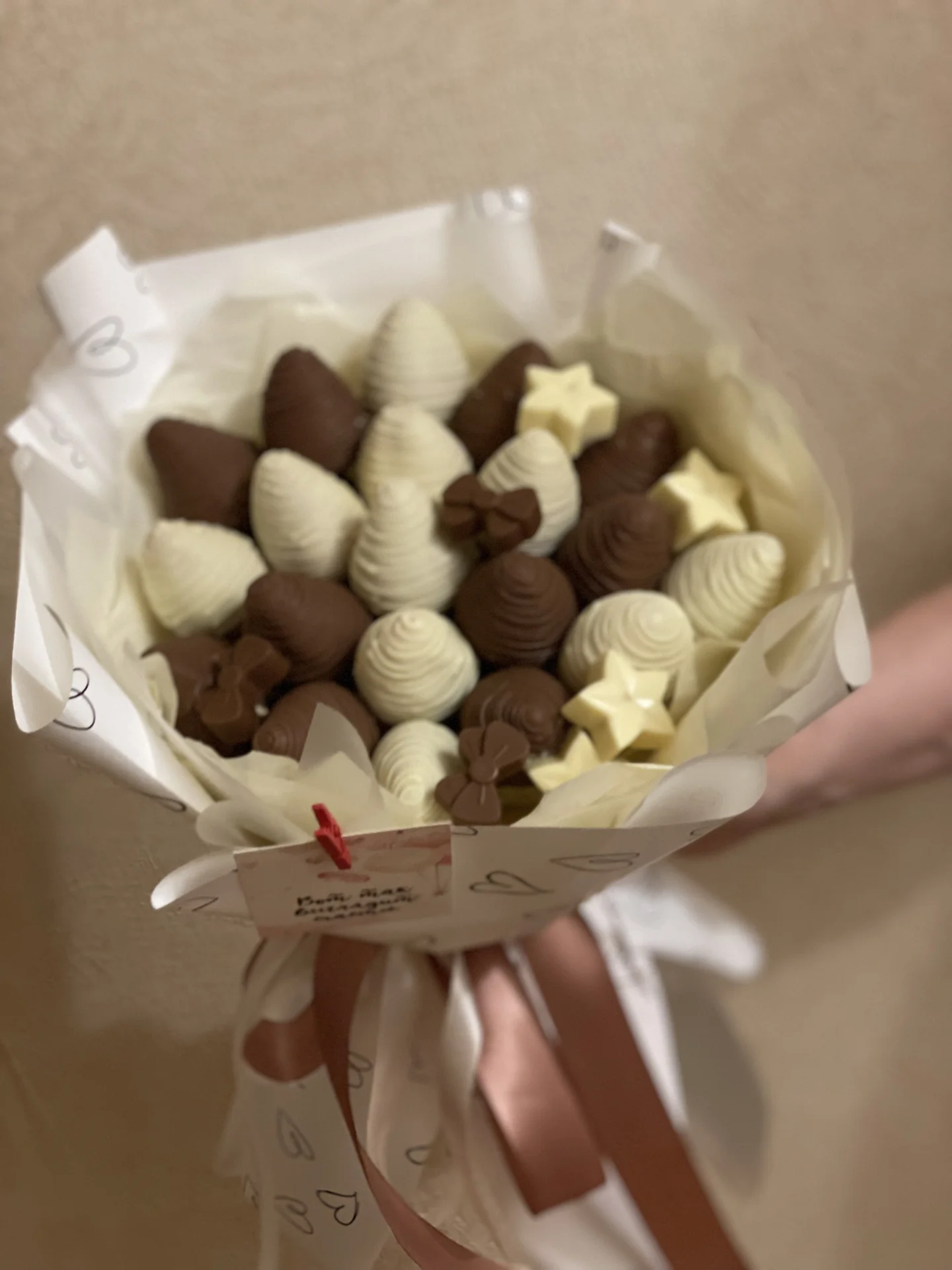 Букет из клубники в шоколаде - миниатюра 11
