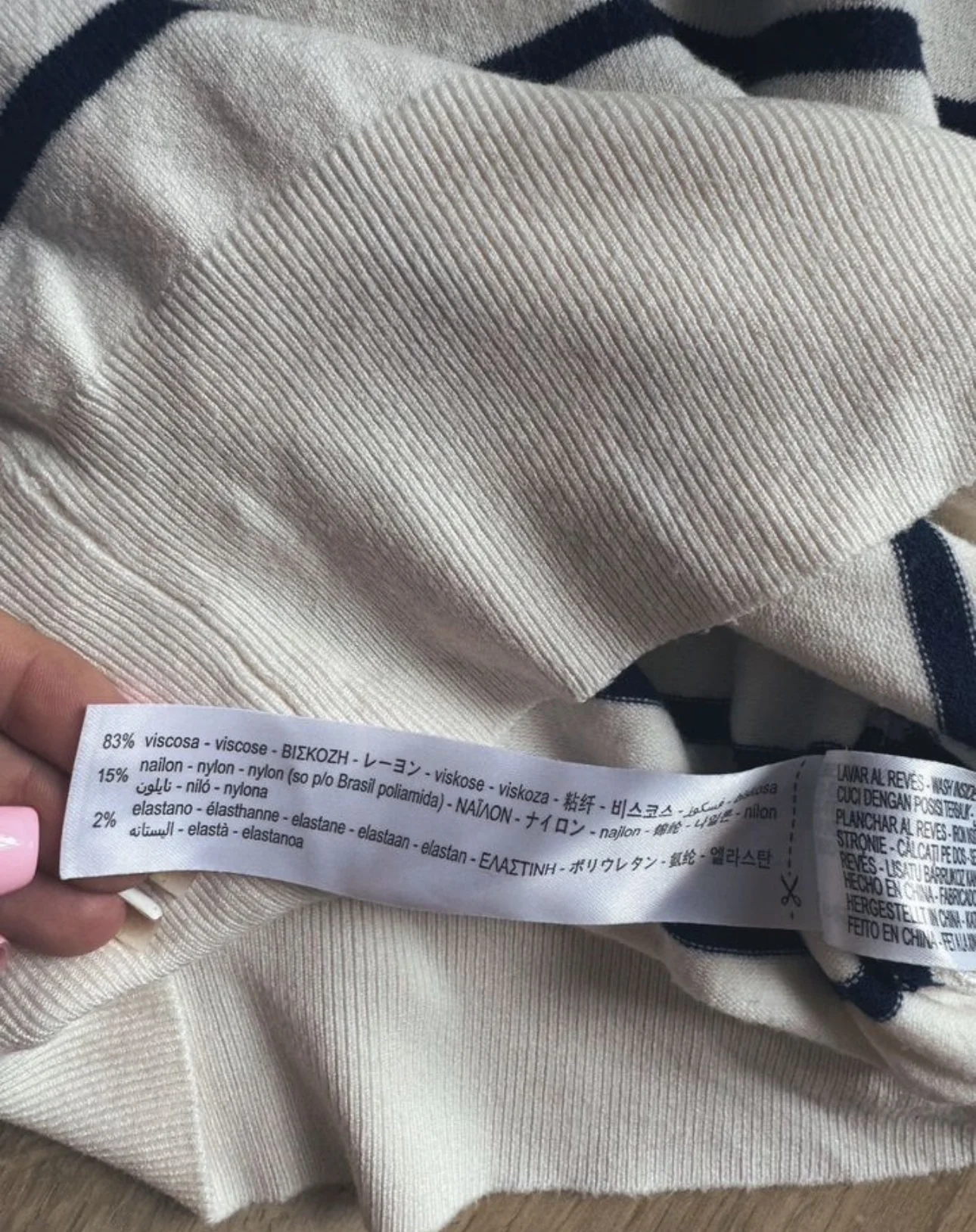 Топ в полоску Zara 42-44 - миниатюра 6