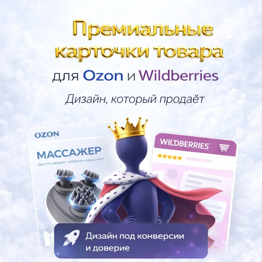 Карточки товара для Ozon и Wildberries под ключ - изображение 1