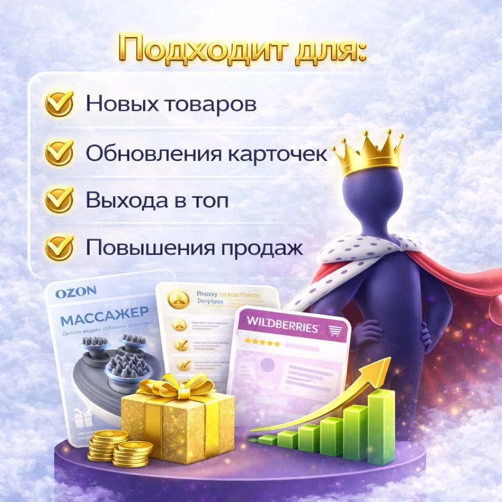Карточки товара для Ozon и Wildberries под ключ - миниатюра 3