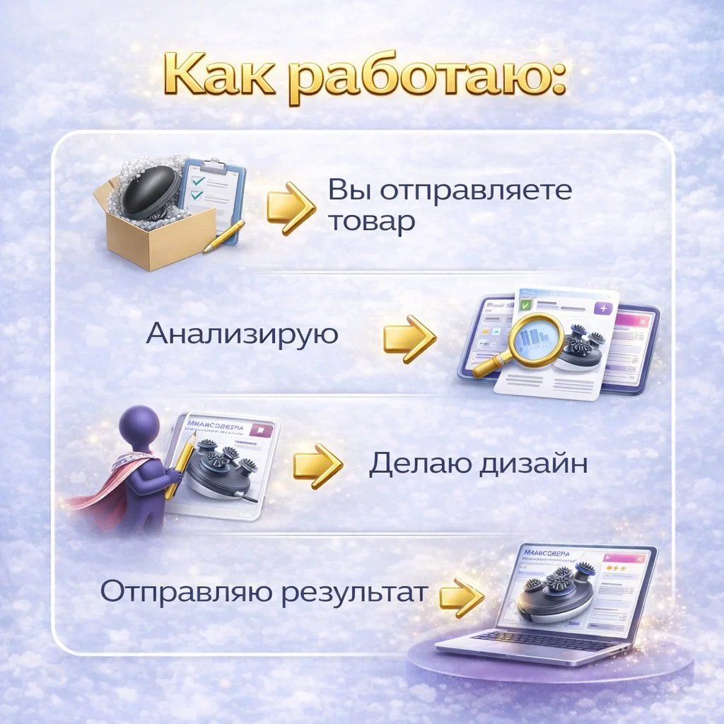 Карточки товара для Ozon и Wildberries под ключ - миниатюра 6