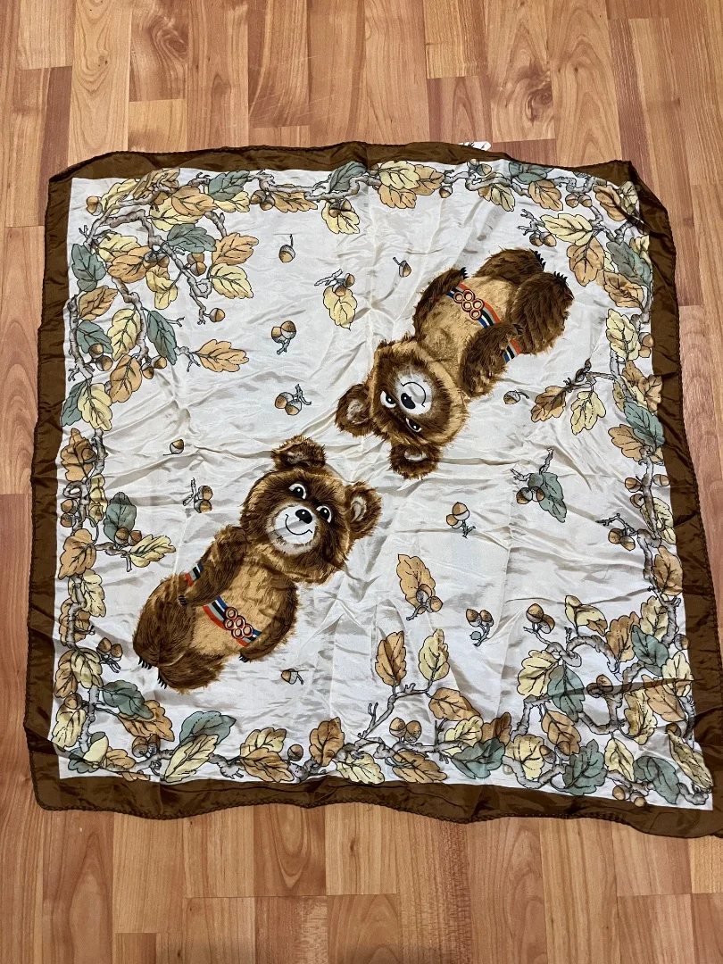 Платок с мишкой ссср - изображение 1