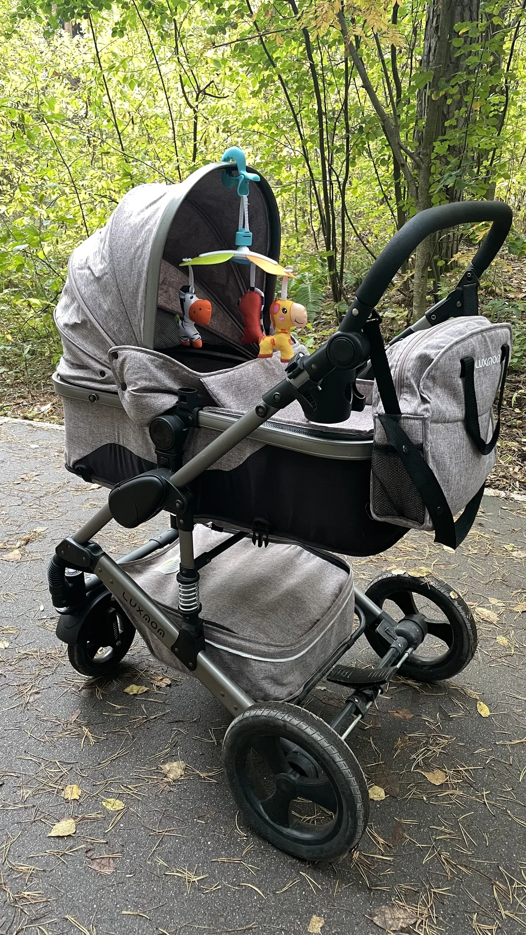 Коляска luxmom 555 - миниатюра 2
