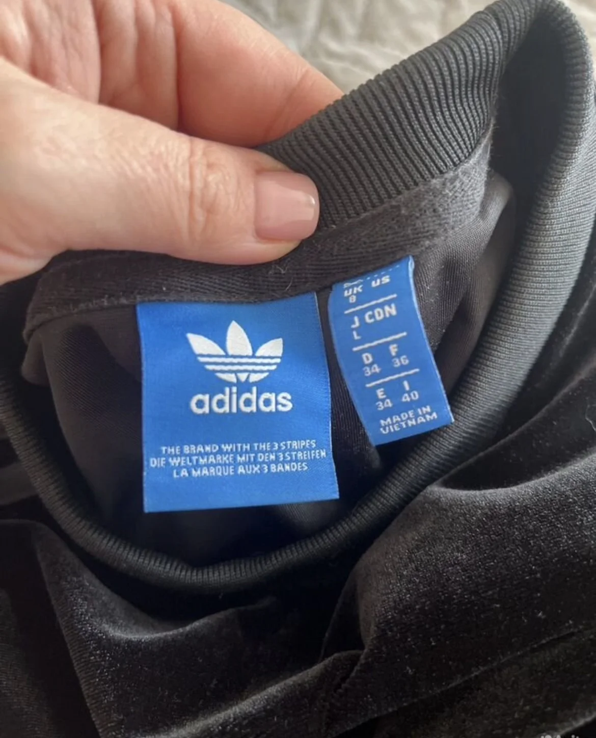 Velvet crop top Adidas оригинал - миниатюра 4