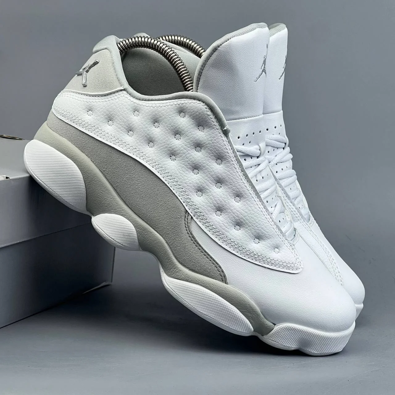 Кроссовки Nike air jordan 13 retro white - миниатюра 2