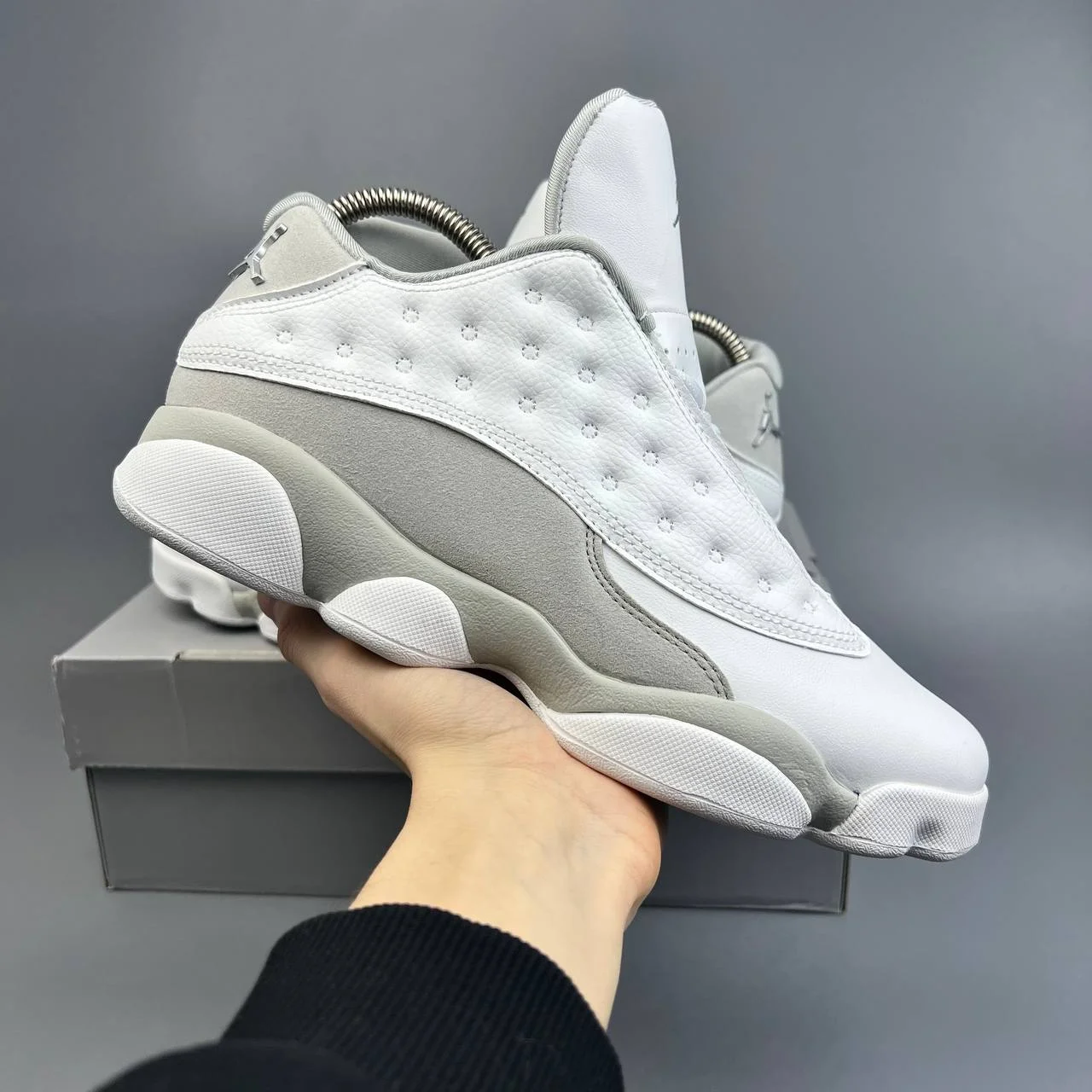 Кроссовки Nike air jordan 13 retro white - миниатюра 5