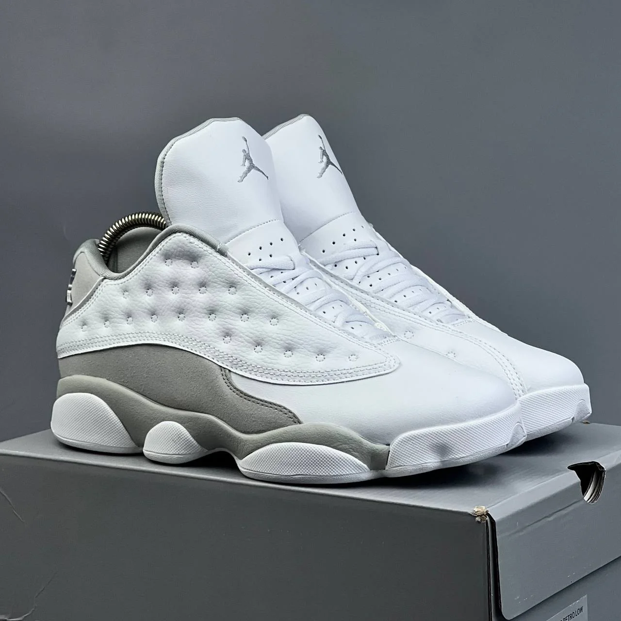Кроссовки Nike air jordan 13 retro white - миниатюра 8