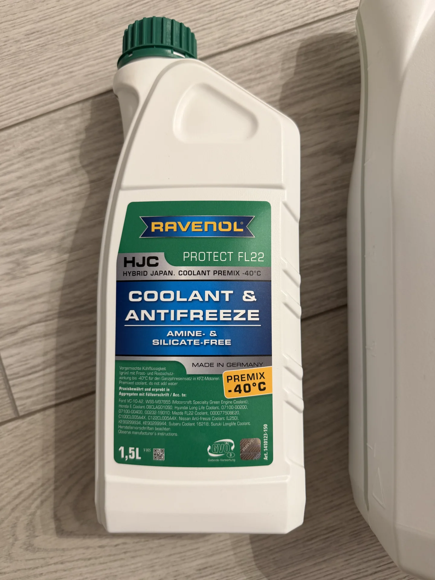 Антифриз Ravenol HJC Protect FL22 premix -40 - миниатюра 2