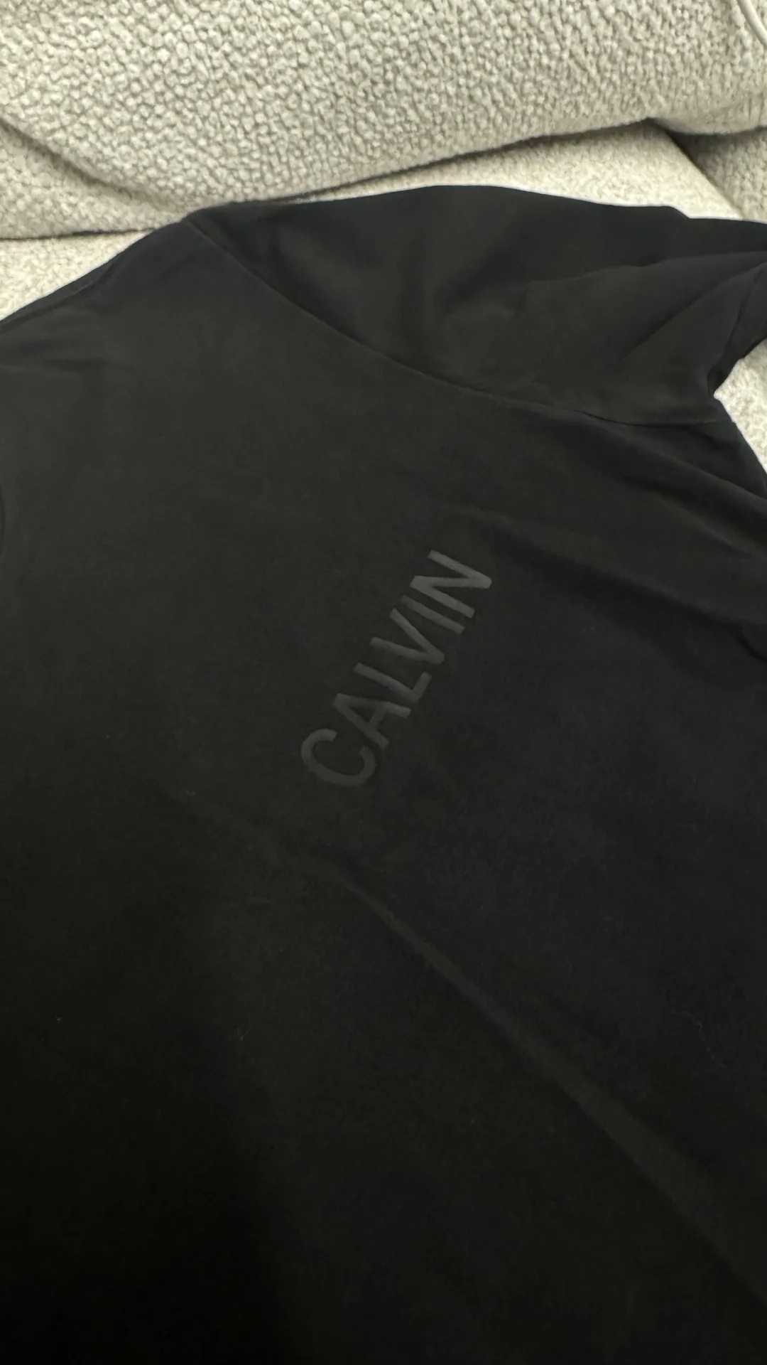 Calvin Klein Jeans лонгслив черный оригинал M - миниатюра 2