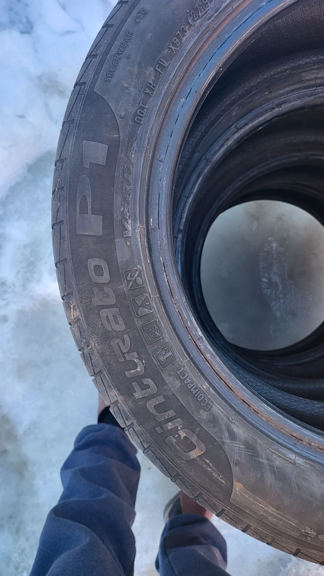 Шины летние PIRELLI CINTURATO P1 195/55/15 - миниатюра 2