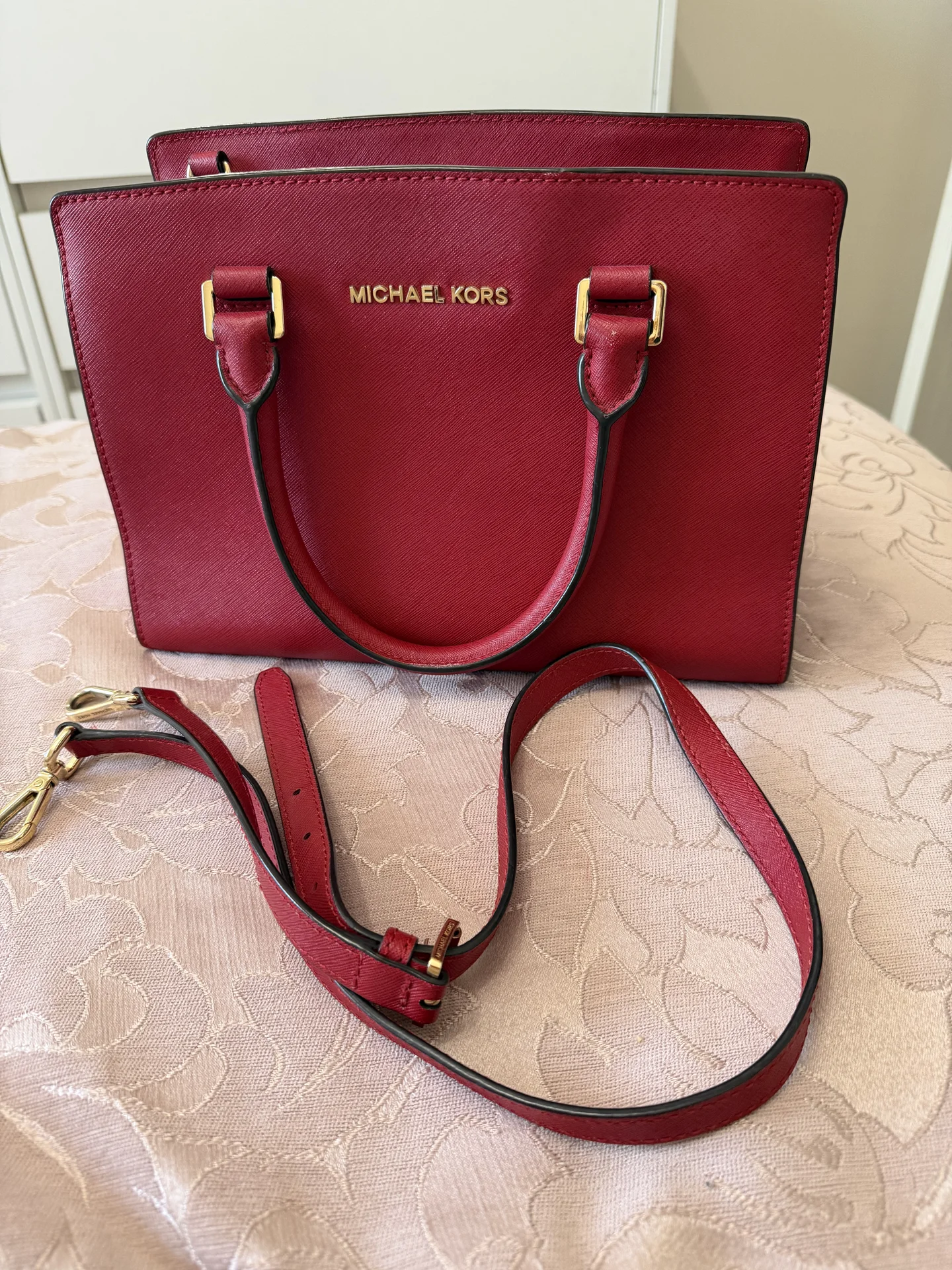 Сумка Michael Kors красная ОРИГИНАЛ - изображение 1