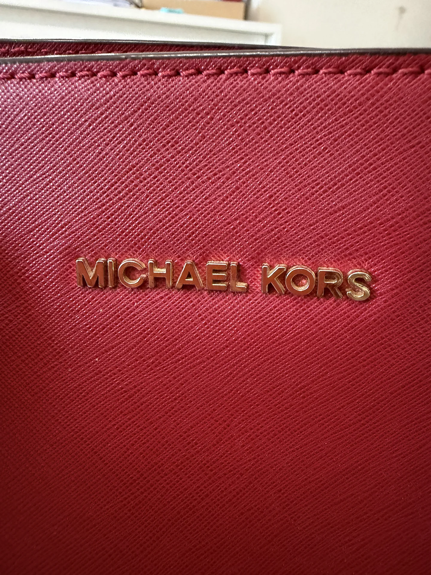 Сумка Michael Kors красная ОРИГИНАЛ - миниатюра 2