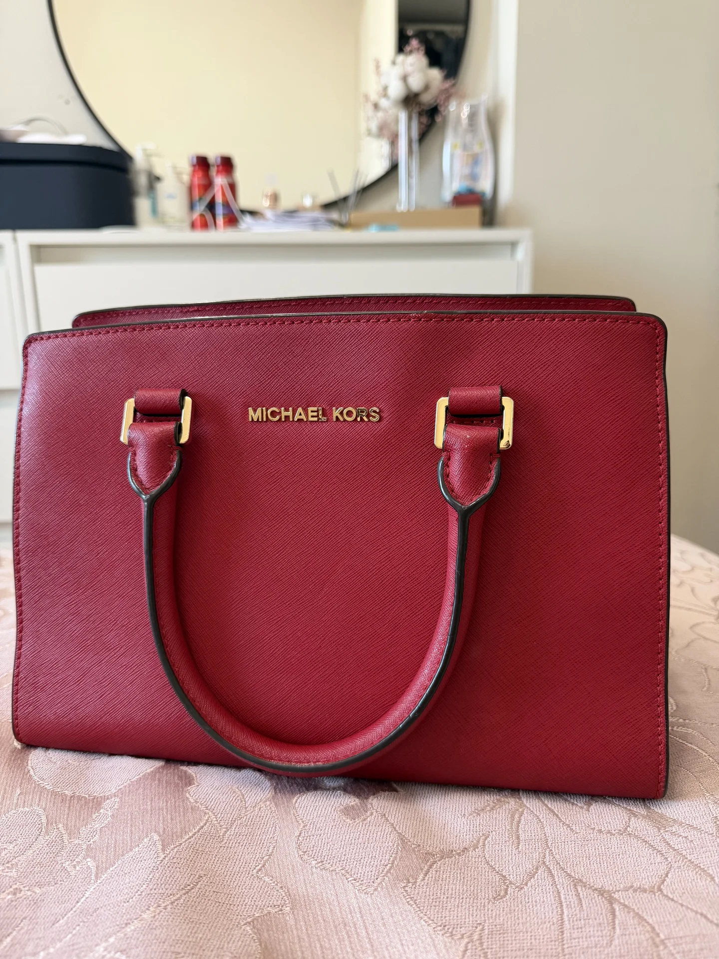 Сумка Michael Kors красная ОРИГИНАЛ - миниатюра 7
