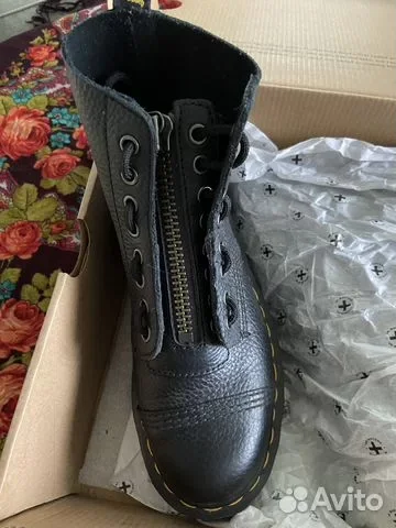 Dr. Martens ботинки женские 38 размер натуральная кожа - миниатюра 4