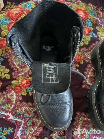 Dr. Martens ботинки женские 38 размер натуральная кожа - миниатюра 5