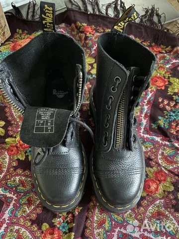 Dr. Martens ботинки женские 38 размер натуральная кожа - миниатюра 6