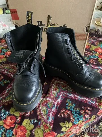 Dr. Martens ботинки женские 38 размер натуральная кожа - миниатюра 7