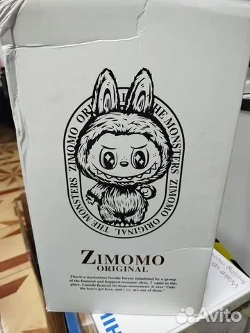 Коллекционная фигурка Лабубу Zimomo 38см ориг - миниатюра 2