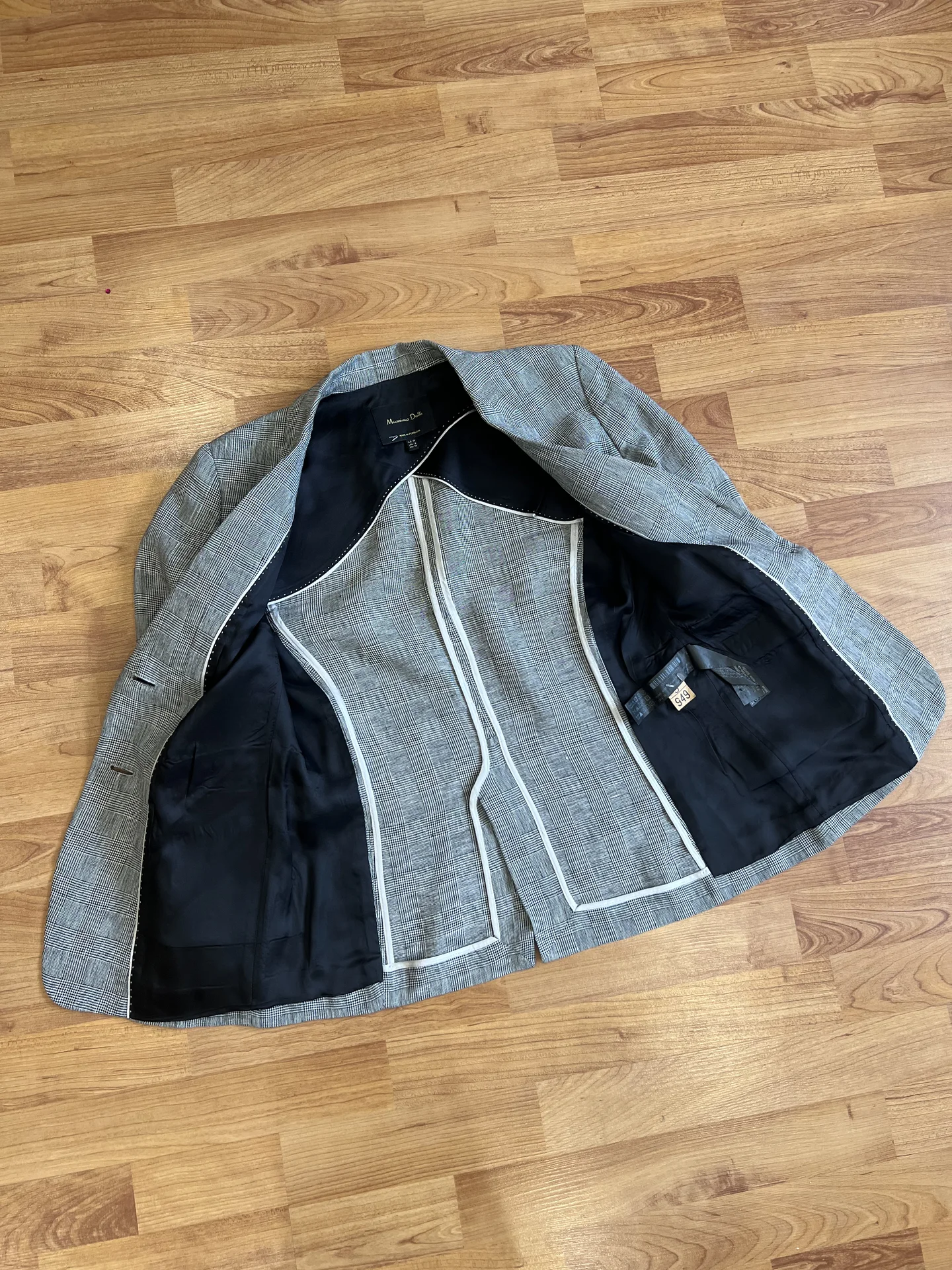 Пиджак massimo dutti лён - миниатюра 4
