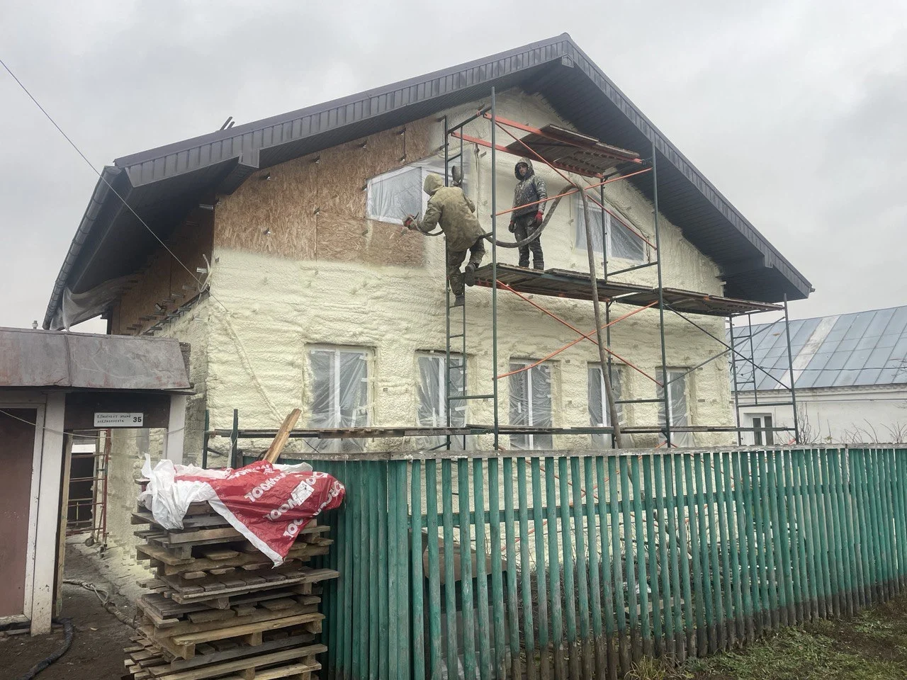 ППУ утепление фасада - изображение 1