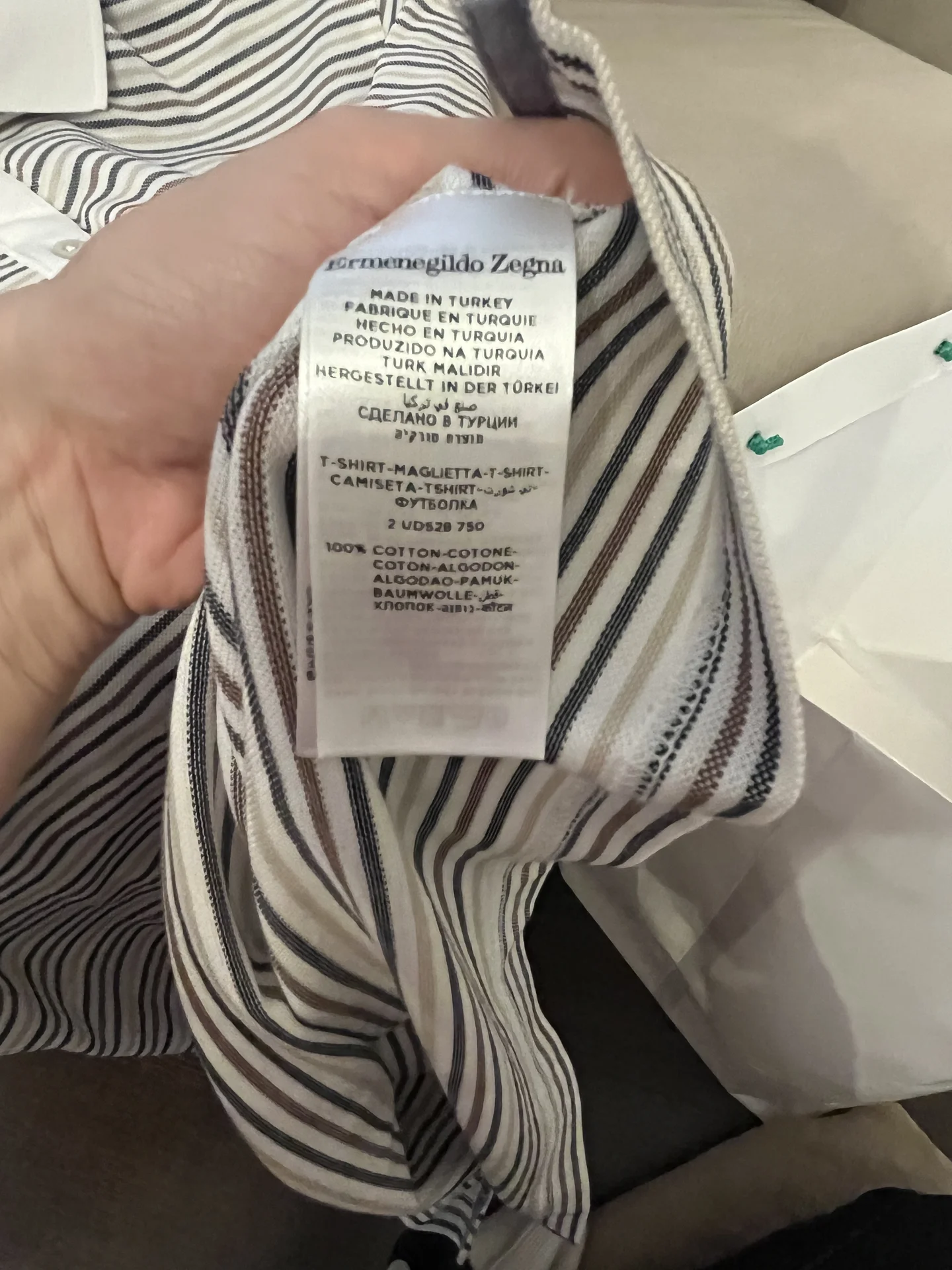 Поло Ermenegildo Zegna оригинал - миниатюра 5