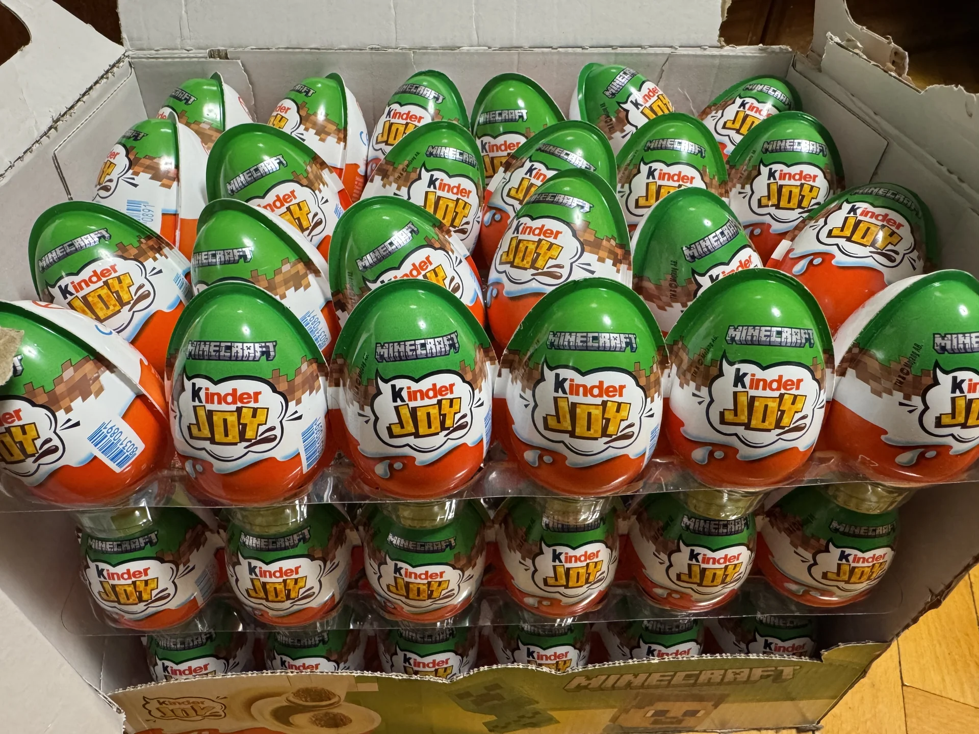 Kinder joy minecraft 10 штук - миниатюра 2