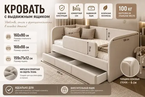 Кровать 160*80 новая