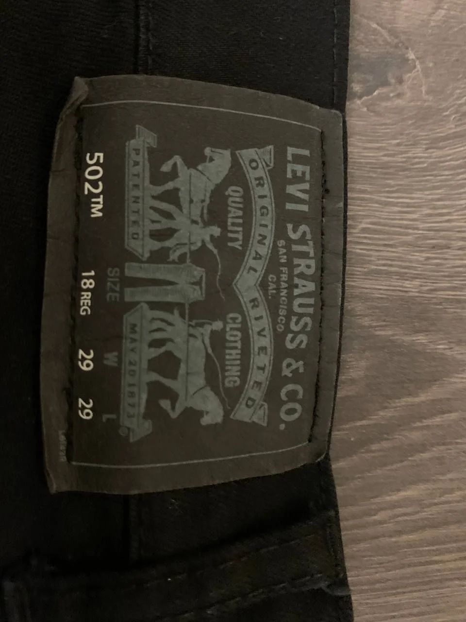 Мужские джинсы levis 502 - миниатюра 3