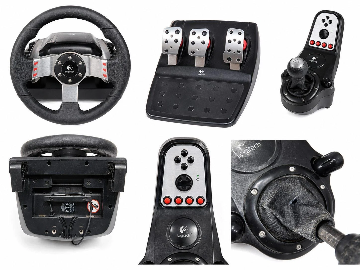 Logitech G27 руль + педали + коробка передач / For - миниатюра 2
