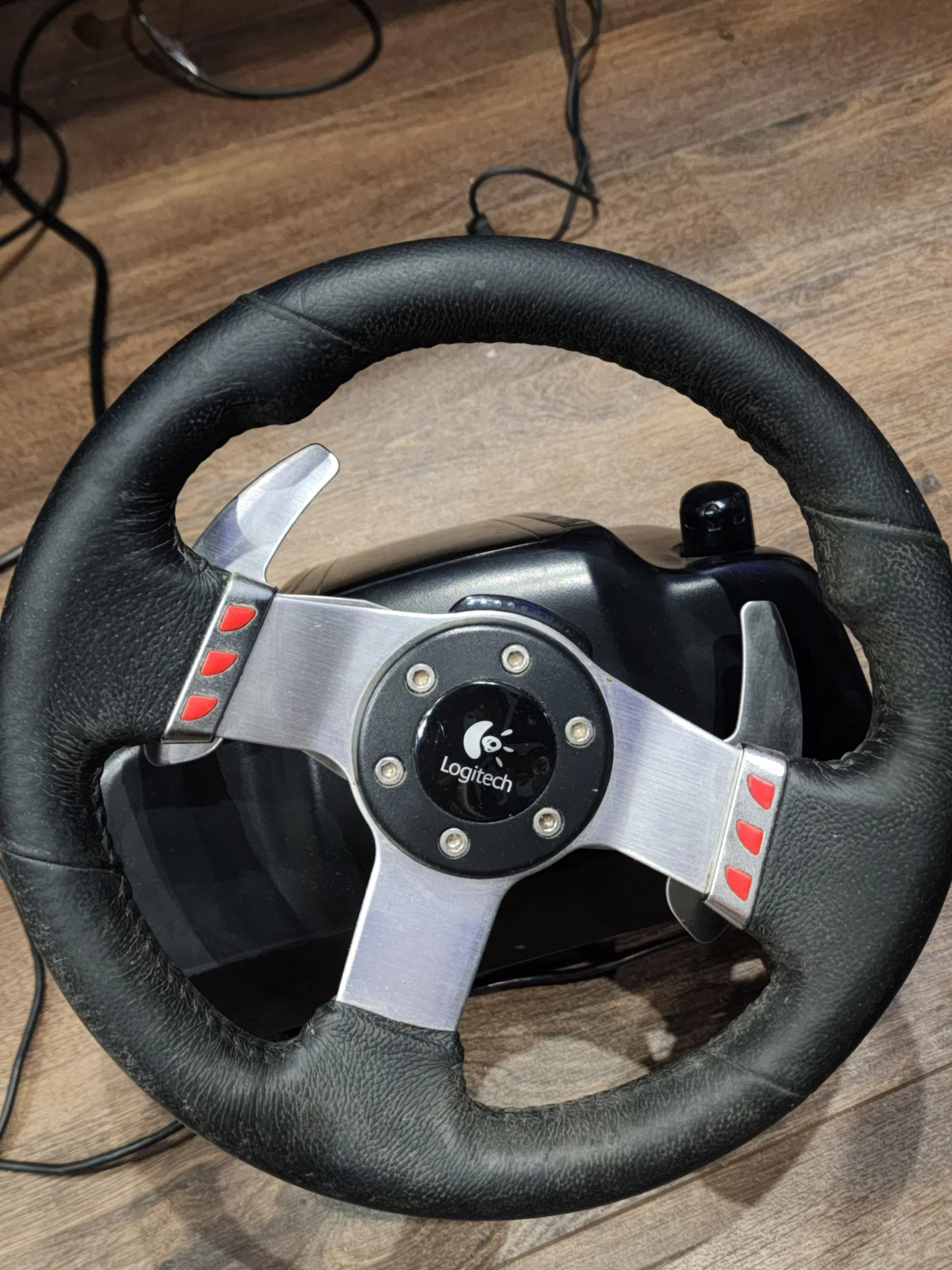 Logitech G27 руль + педали + коробка передач / For - миниатюра 3