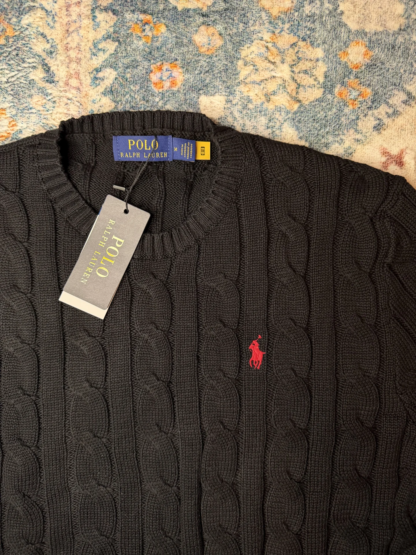 Polo ralph lauren свитер черный - миниатюра 3