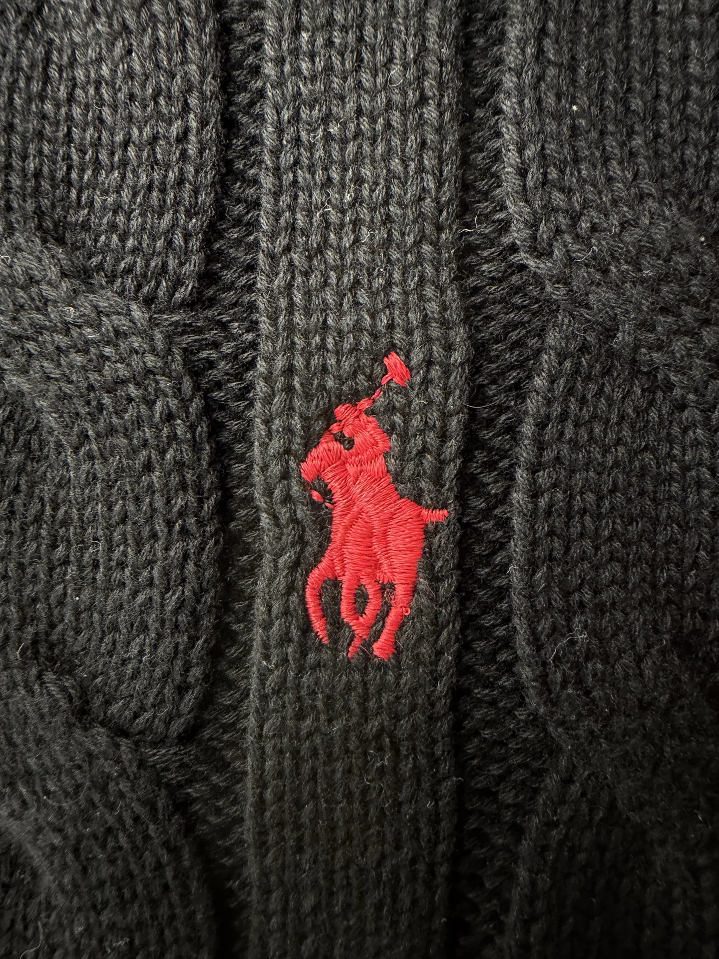 Polo ralph lauren свитер черный - миниатюра 4