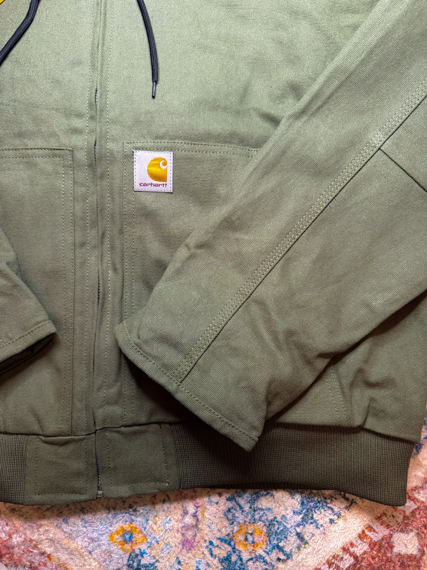 Куртка carhartt хаки - миниатюра 2