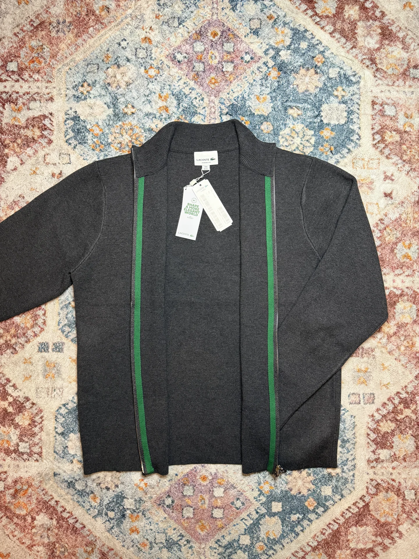 Lacoste свитер зип - миниатюра 5
