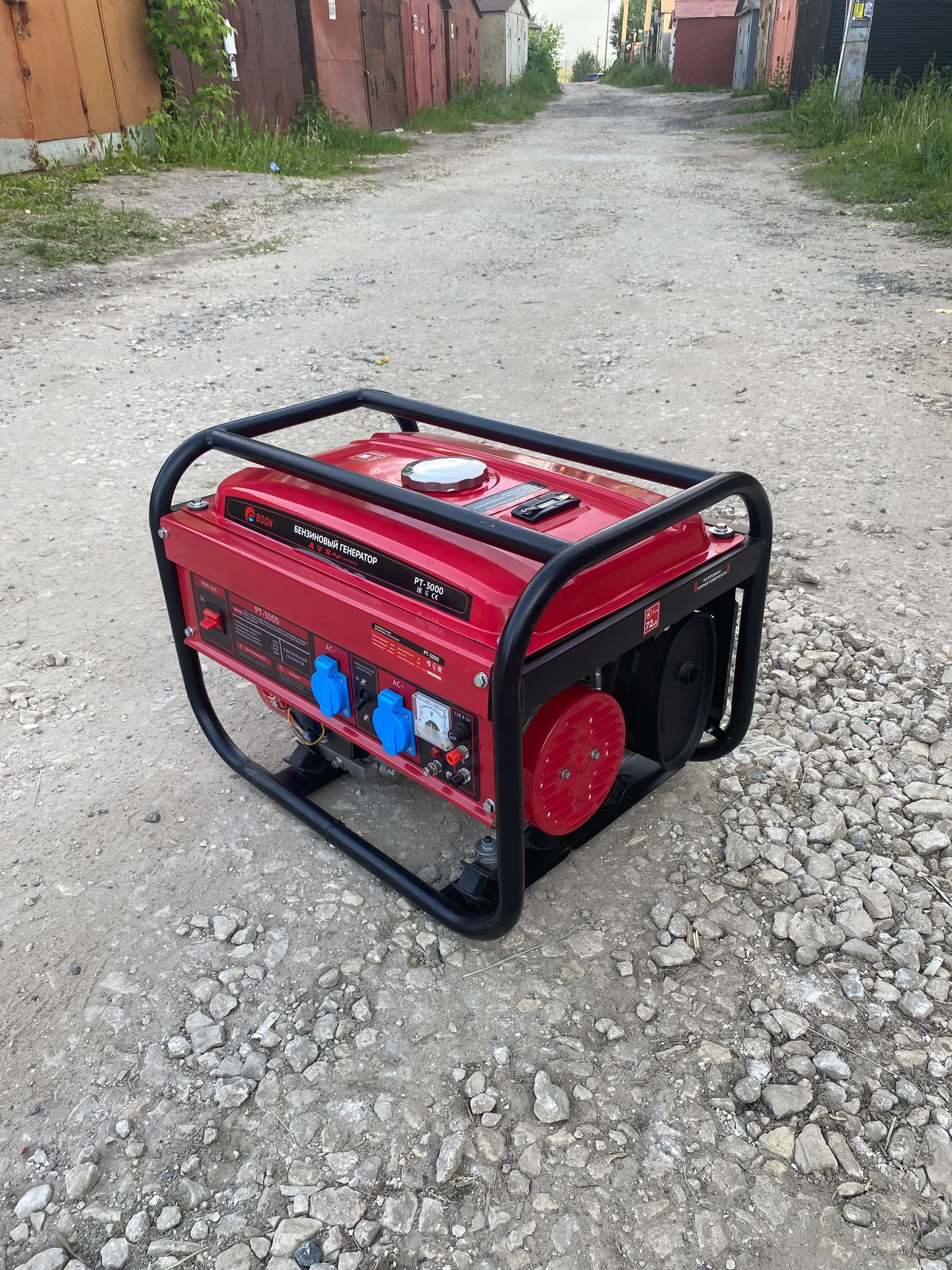 Генератор бензиновый 3 кВт edon pt -3300 - миниатюра 5