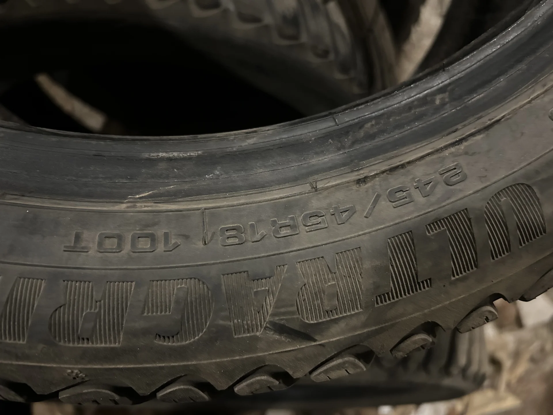 Goodyear Ultra Grip Ice Arctic 2 245/45 R18 - миниатюра 3