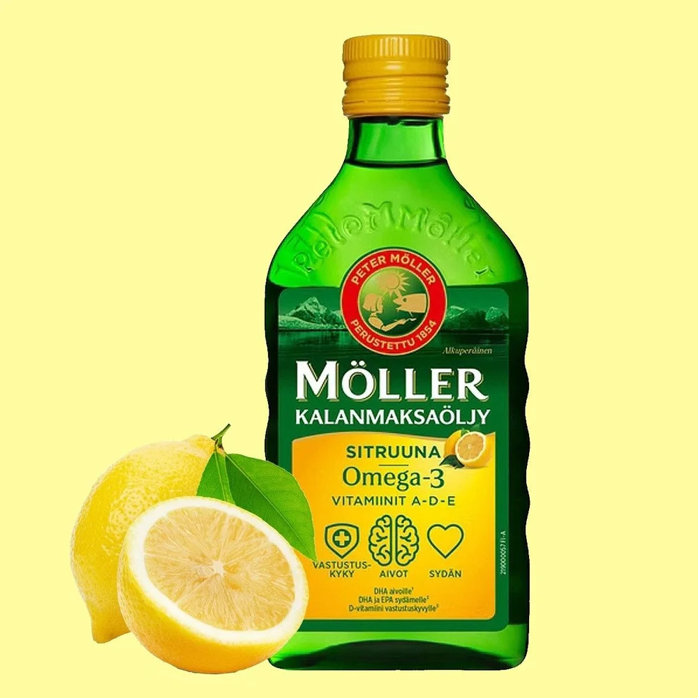 Рыбий жир Moller 500 мл с лимоном - изображение 1
