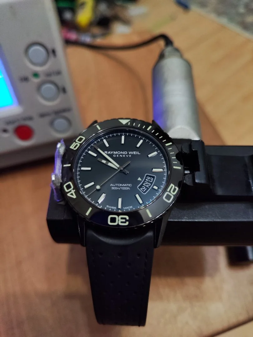 Часы Raymond weil diver 42mm модель 2760 - миниатюра 2