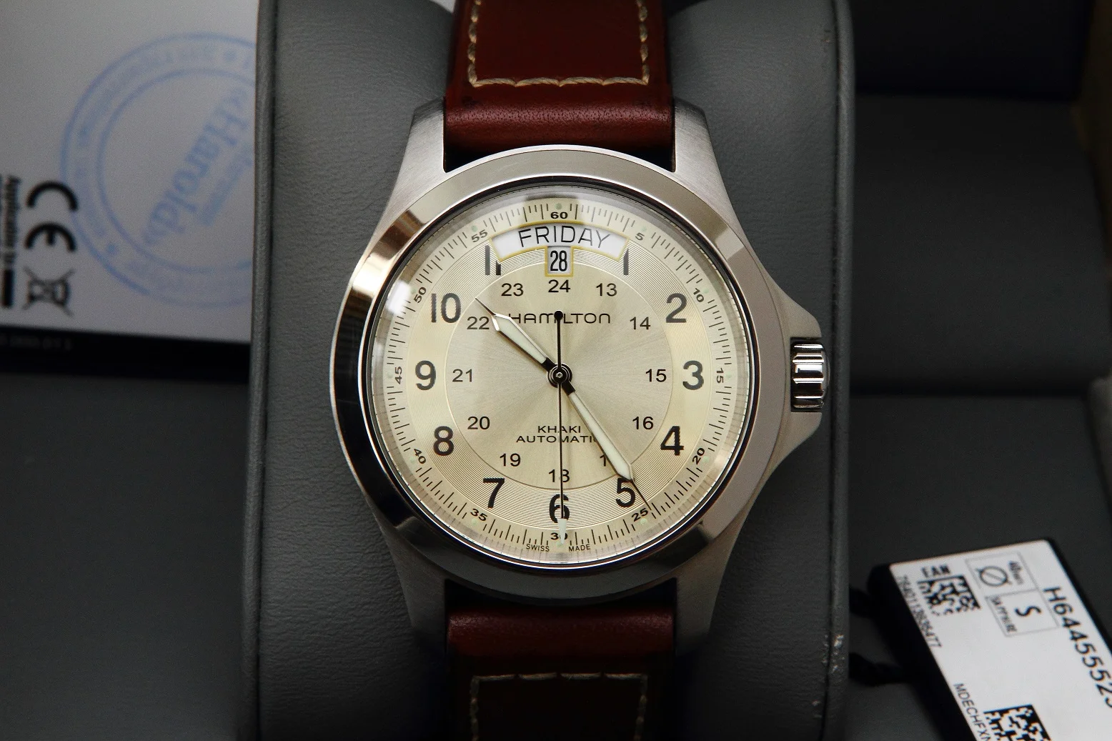 часы hamilton h644550 - миниатюра 3