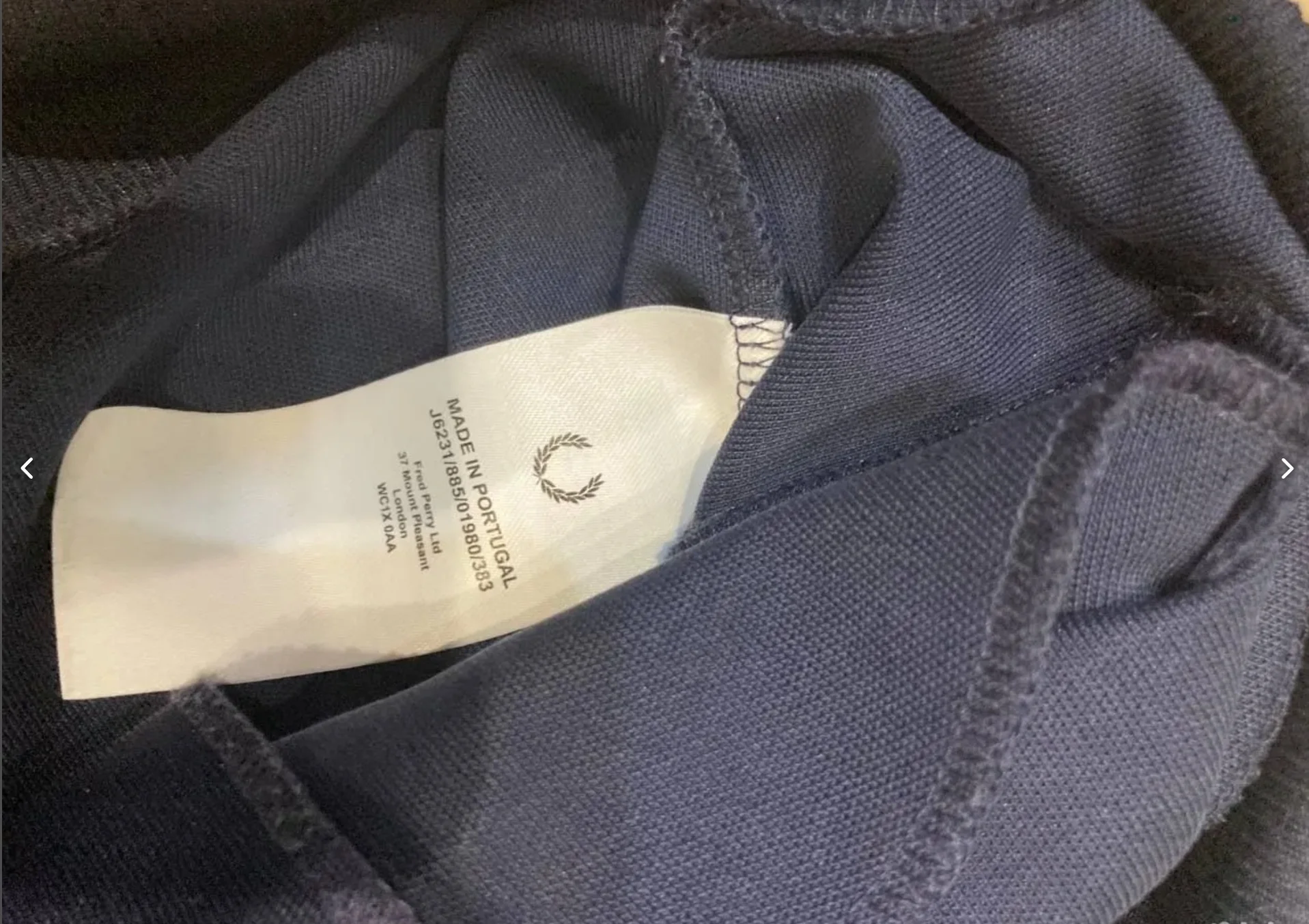 Олимпийка Fred Perry с лампасами оригинал М - миниатюра 3