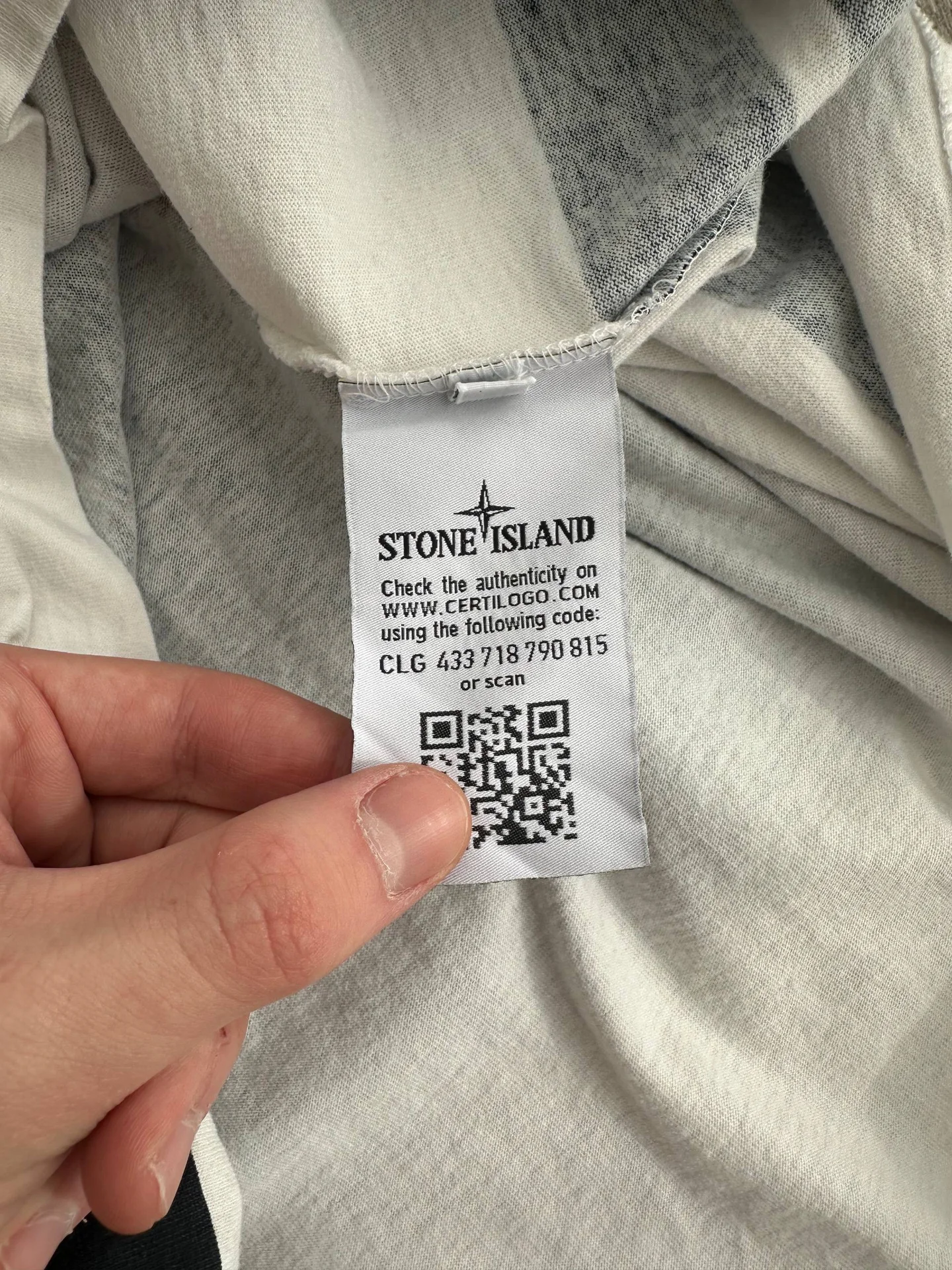 Свитшот Stone island оригинал - миниатюра 3